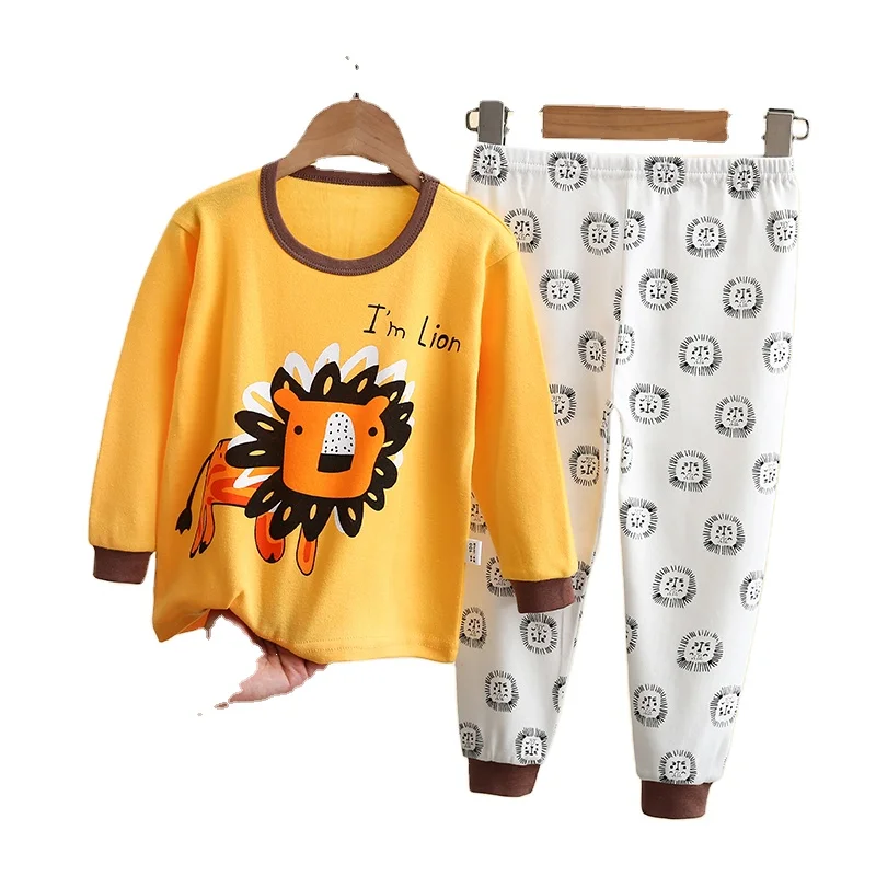
Newest Design Summer Pajamas pure Cotton Sleepwear Kid Children Wholesale Pajamas Set 