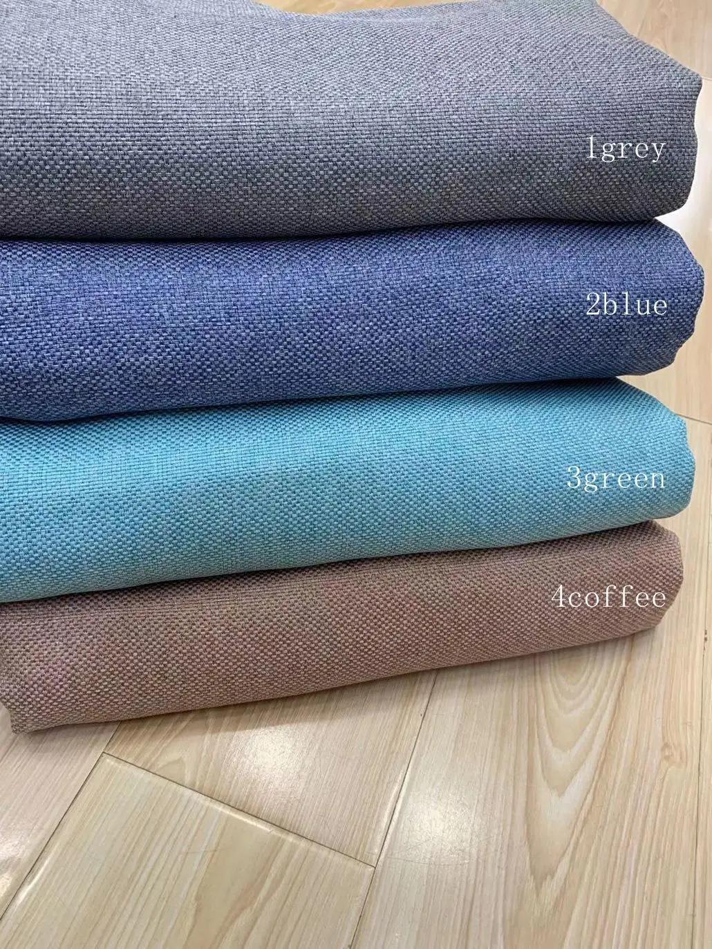 Ready stock all our website linen blackout printed fabric curtains for window