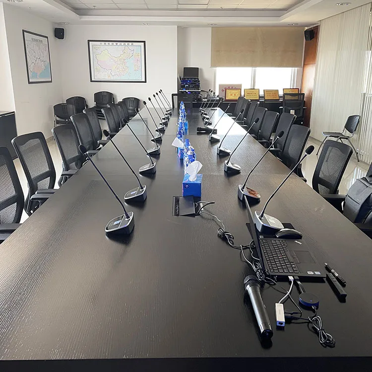High quality 2.4G wireless Conference system rechargeable Chairman delegate mic
