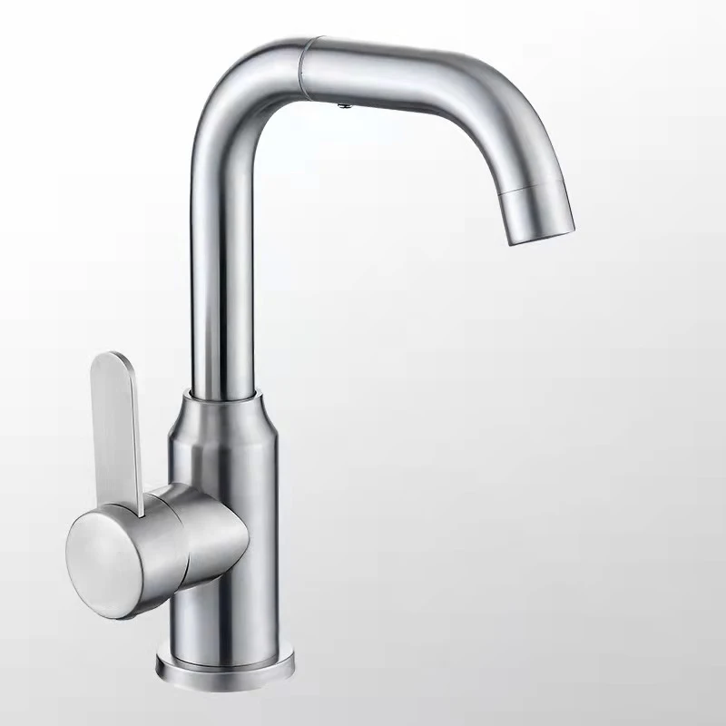 Manufacturer Wanxiang new 304 stainless steel wash hand basin bathroom basin tap hot cold tap