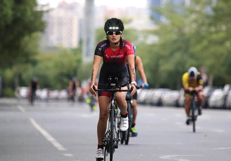 Riding safety protection led Helmets commuting scooter Bike Bicycle Helmets With Usb Charging Illuminated Warning Light