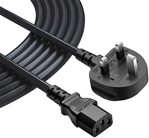 Factory GCC SASO BS 1363 3A 5A 7A 10A C13 uk power cord 13a 250v power cord power cable uk