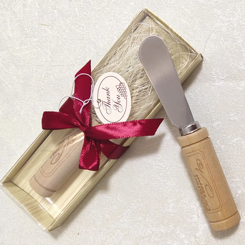 Свадебные сувениры Ywbeyond, подарки в магазинах Yiwu Futian, деревянный нож для масла из нержавеющей стали, «винтажный Резерв», разбрасыватель масла