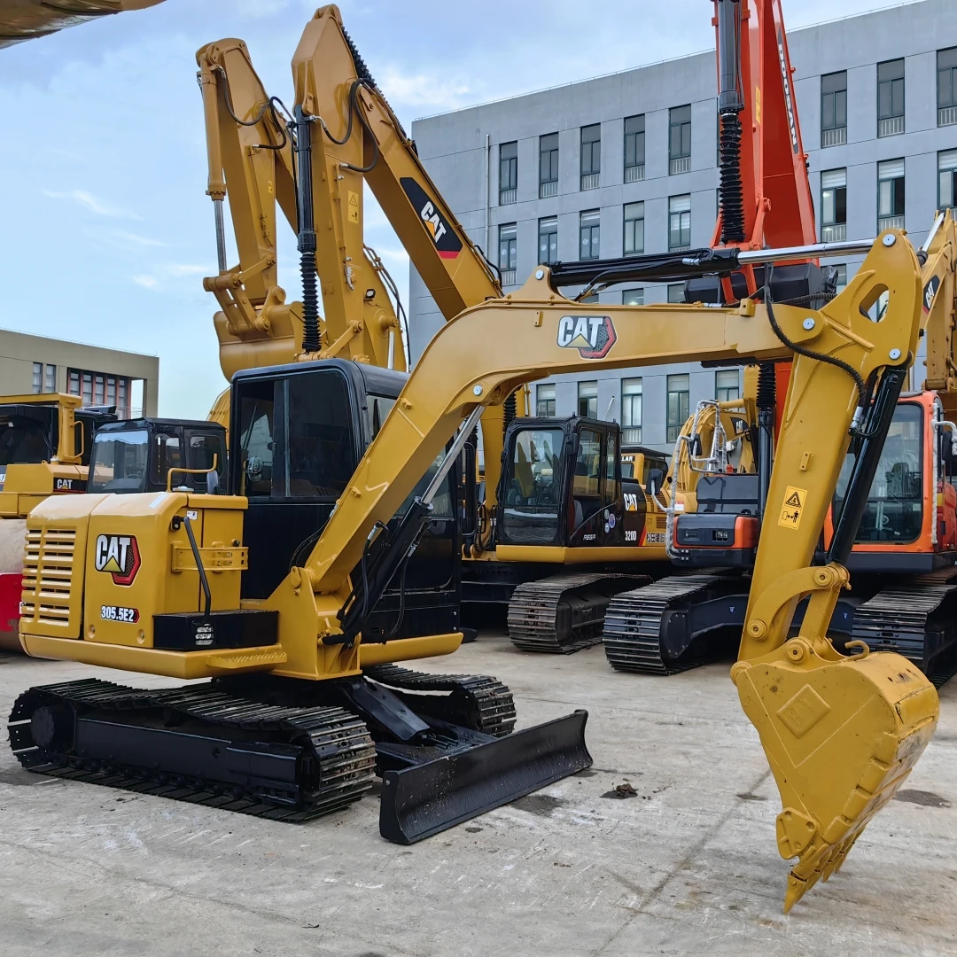 Used Cat 305.5e Mini Excavator Second Hand Caterpillar 305.5 Excavators 306 307 in Shanghai