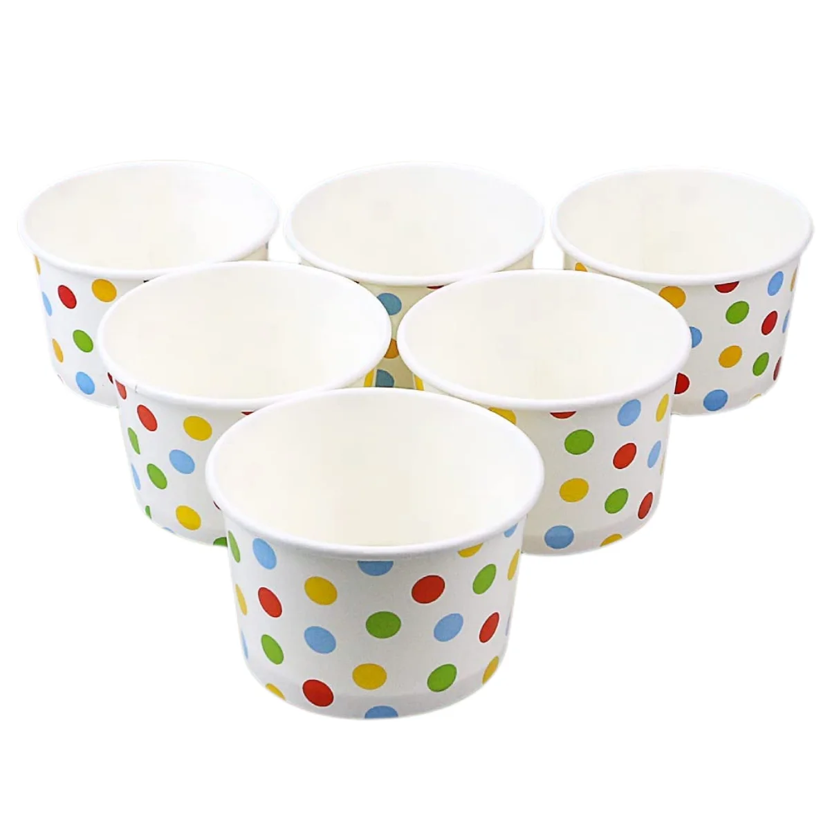 Custom Printed Ice Cream Paper Cup Disposable Ice Cream Paper Cups With High Quality