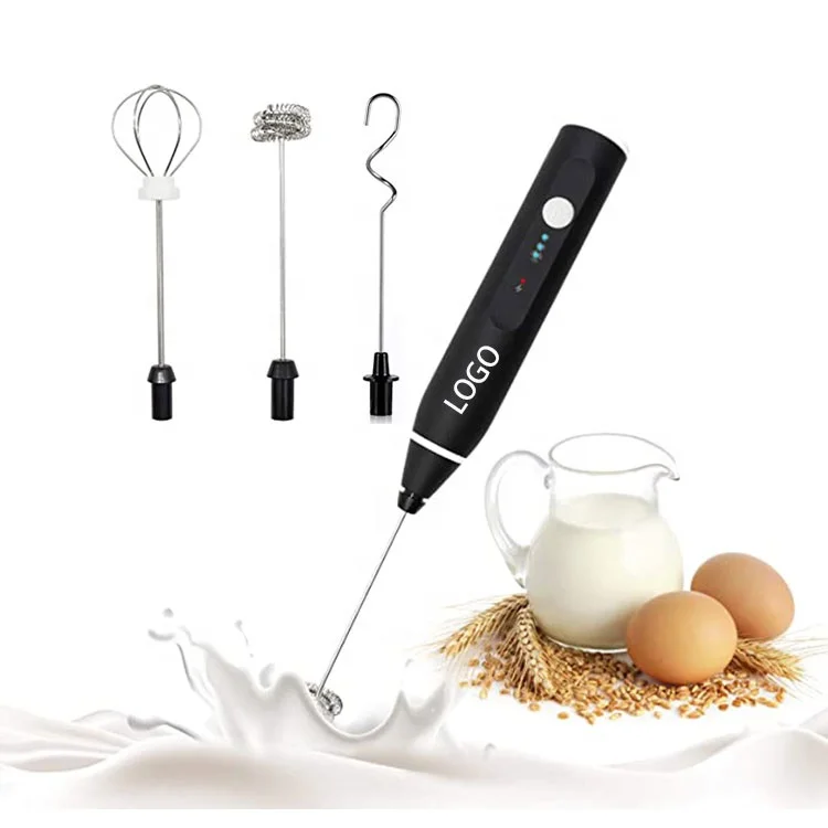 OEM 3 Speed Stainless Steel Easy Wire Hand Held Mixer Mini Electric Whisk Ware Automatic Egg Beater