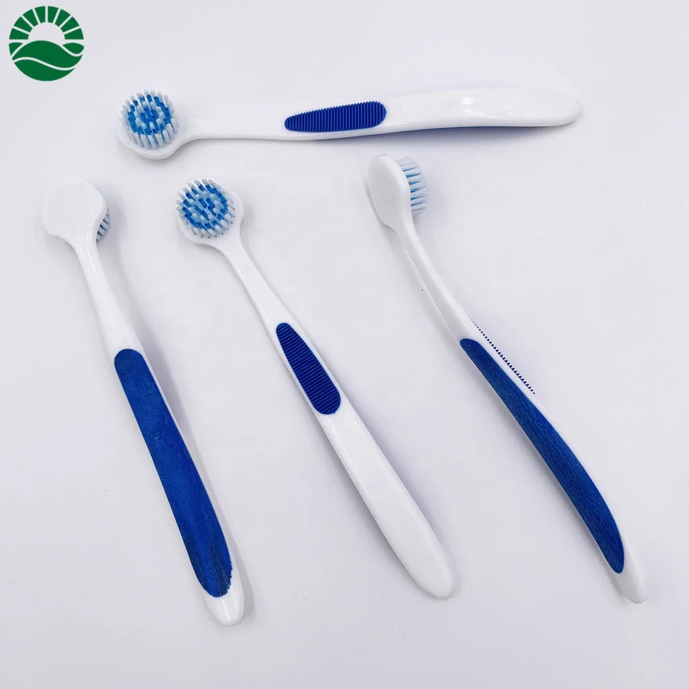 Classical plastic tongue depressor and scraper big size tongue brush