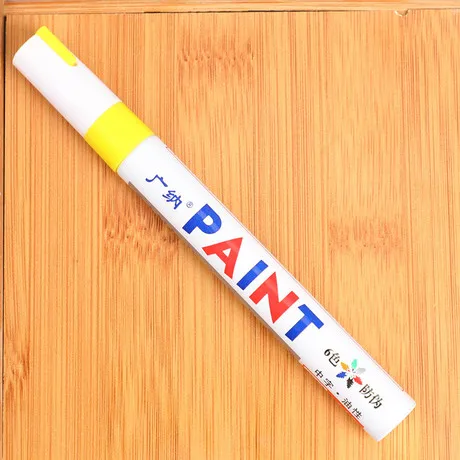 Paint Marker Pens Album Graffiti Pen Car Tyre Paint Marker Hot Selling 12 Colors Permanent Black School Paper