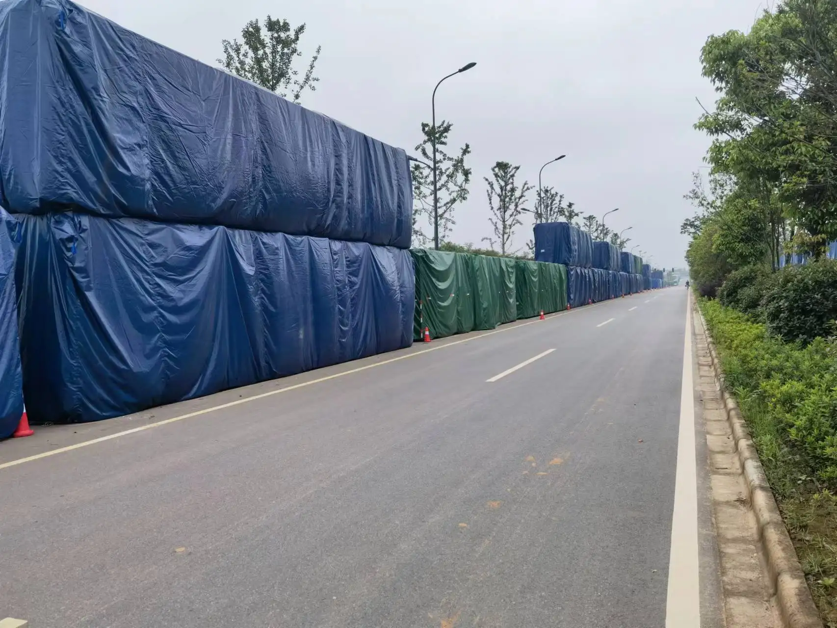 Litong heavy duty tarpaulin manufacturer pvc knife coated tarpaulin shipping container cover