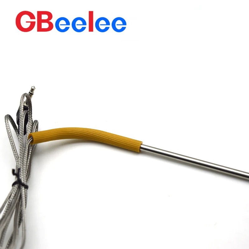 Precision Temperature sensor Food grade stainless steel long probe for thermometer probe replacement BBQ kitchen gill meat probe