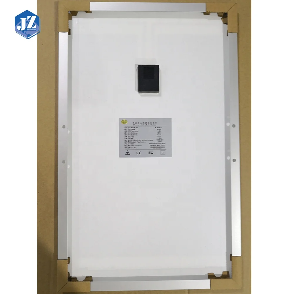 Wholesale 30W 24V Monocrystalline Silicon High Efficiency PV Panel for E-bike