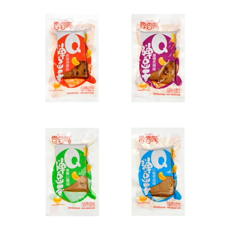 
xiangxiangzui 500g Dried Bean Curd Various Spicy Flavor mixed Vegetarian Meat chinese snack 