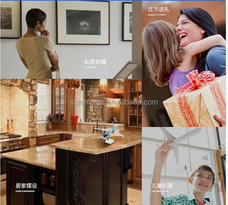 OEM 16CM Metal Plane Model Airbus A340 Plane Model Boeing 340 Zinc Alloy Diecast Toys Accept Custom Logo