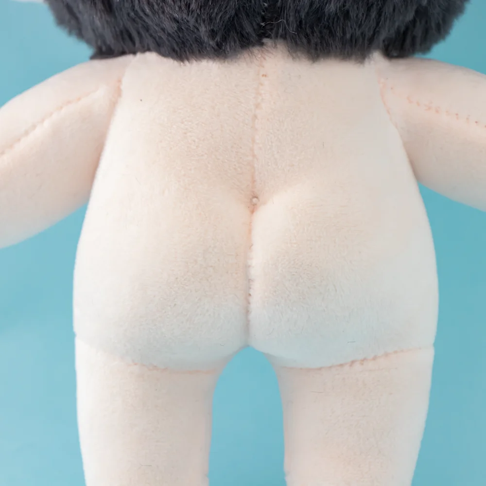 Hot selling cute anime plush doll custom doll rabbit ears naked human cotton doll