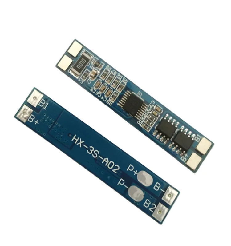 3 series 12V 18650 lithium battery overcharge overdischarge 8A current limiting protection plate