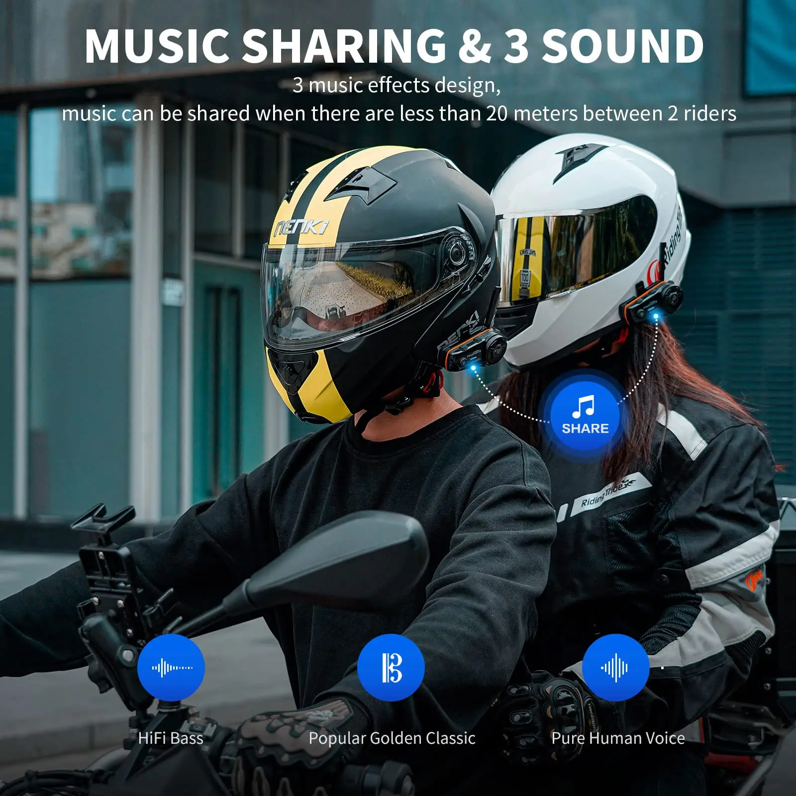 FODSPORTS FX8 Pro 8 riders BT 5.0 interphone waterproof  Bluetooth motorcycle helmet headset intercom radio
