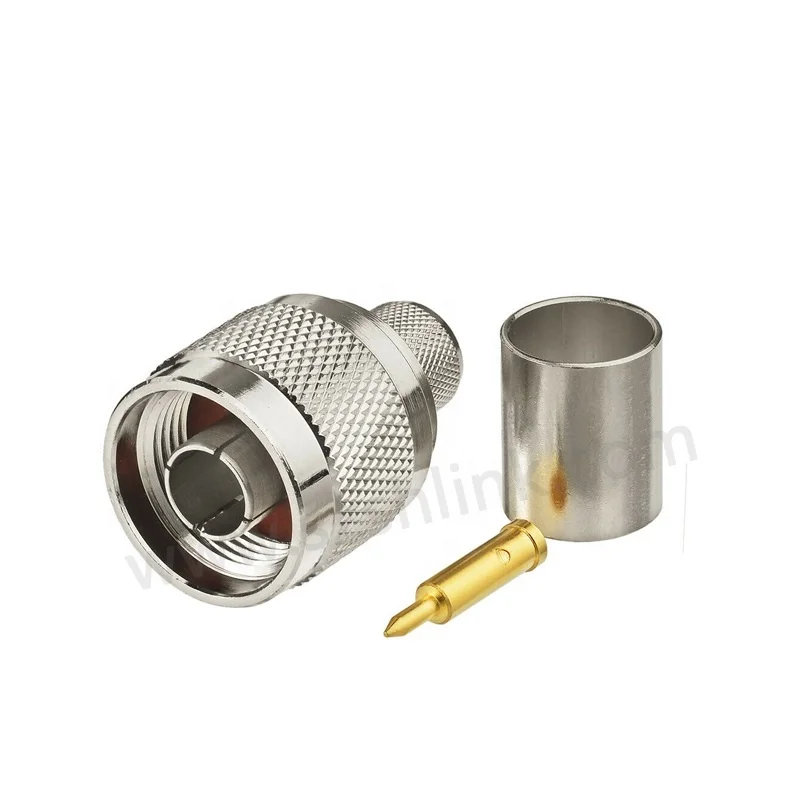 N type male rf connector for RG213 cable