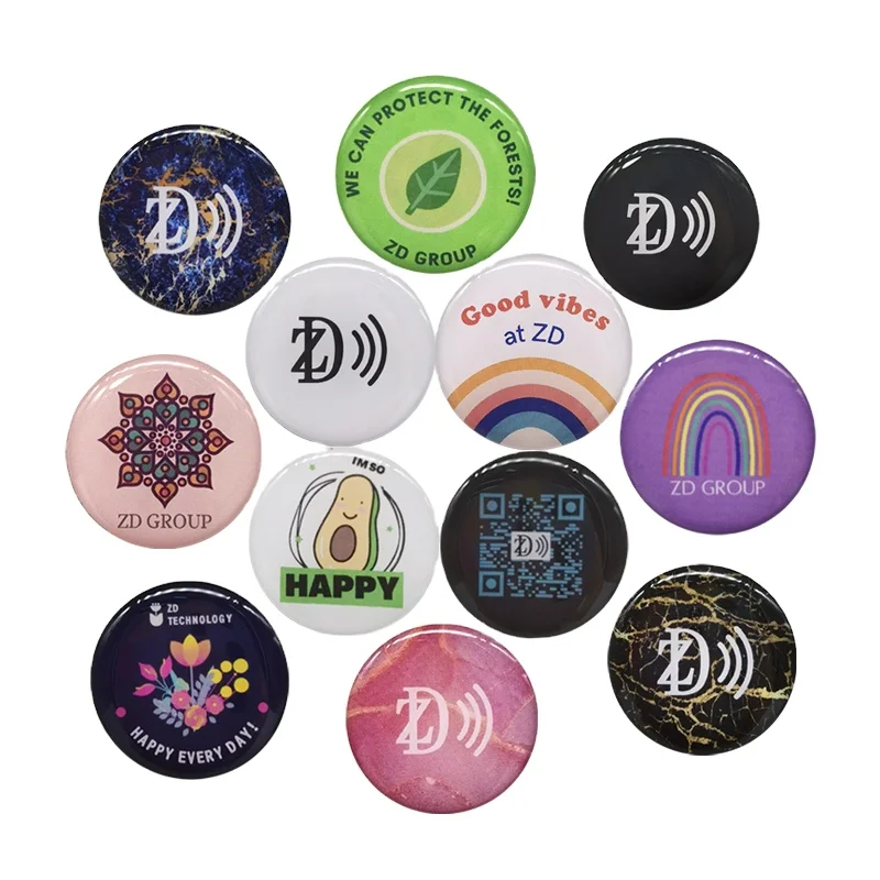 13,56 MHz NTAG 213 Пользовательский логотип NFC эпоксидная Rfid тег брелок по заводской цене