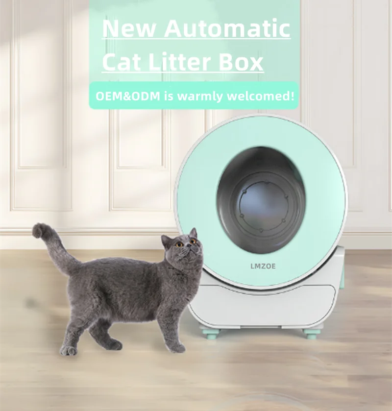 New Large Automatic Litter Box for Maine Cats Self Cleaning Wifi Smart Cat Toilet Box