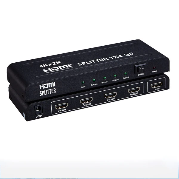 HDMI 1x4 мини-разветвитель на 4 К проектор