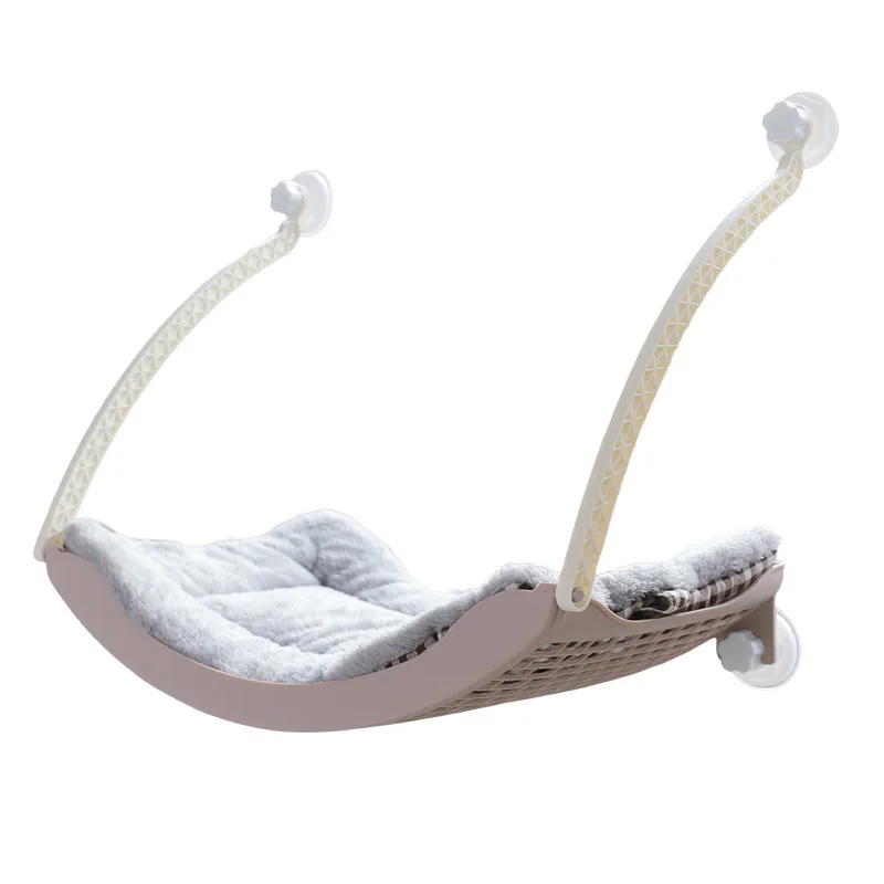 Cat Winter Sunbathing Suction Cup Soft Bed Balcony Window Swing Cat Hammock Scratching Post Hanging Basket Cat Hammock