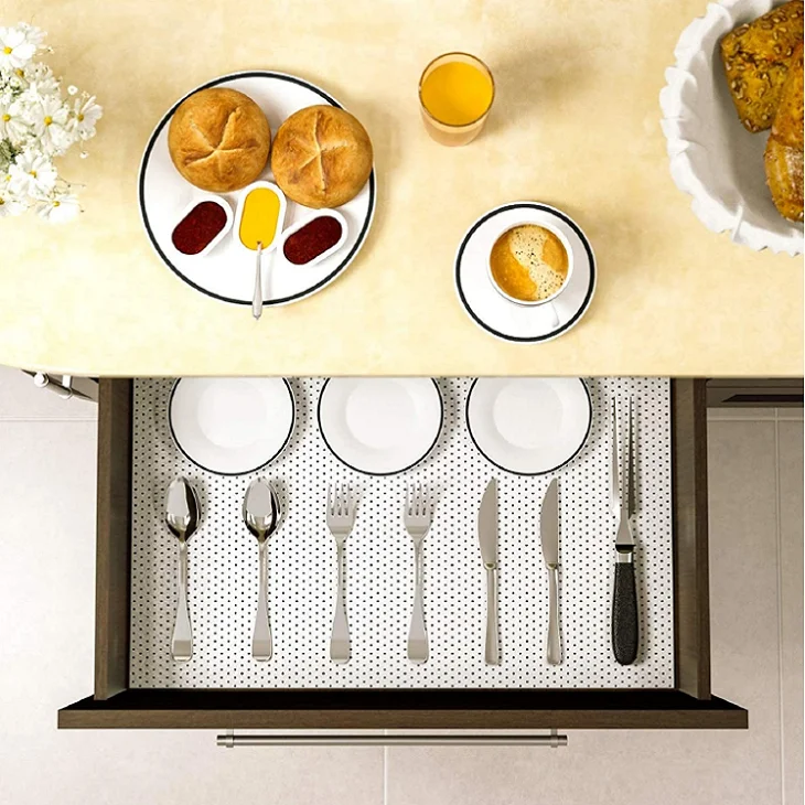 New arrival customized size anti-slip mat mult-functional Silicone anti slip mat mesh Warm drawer anti slip mat