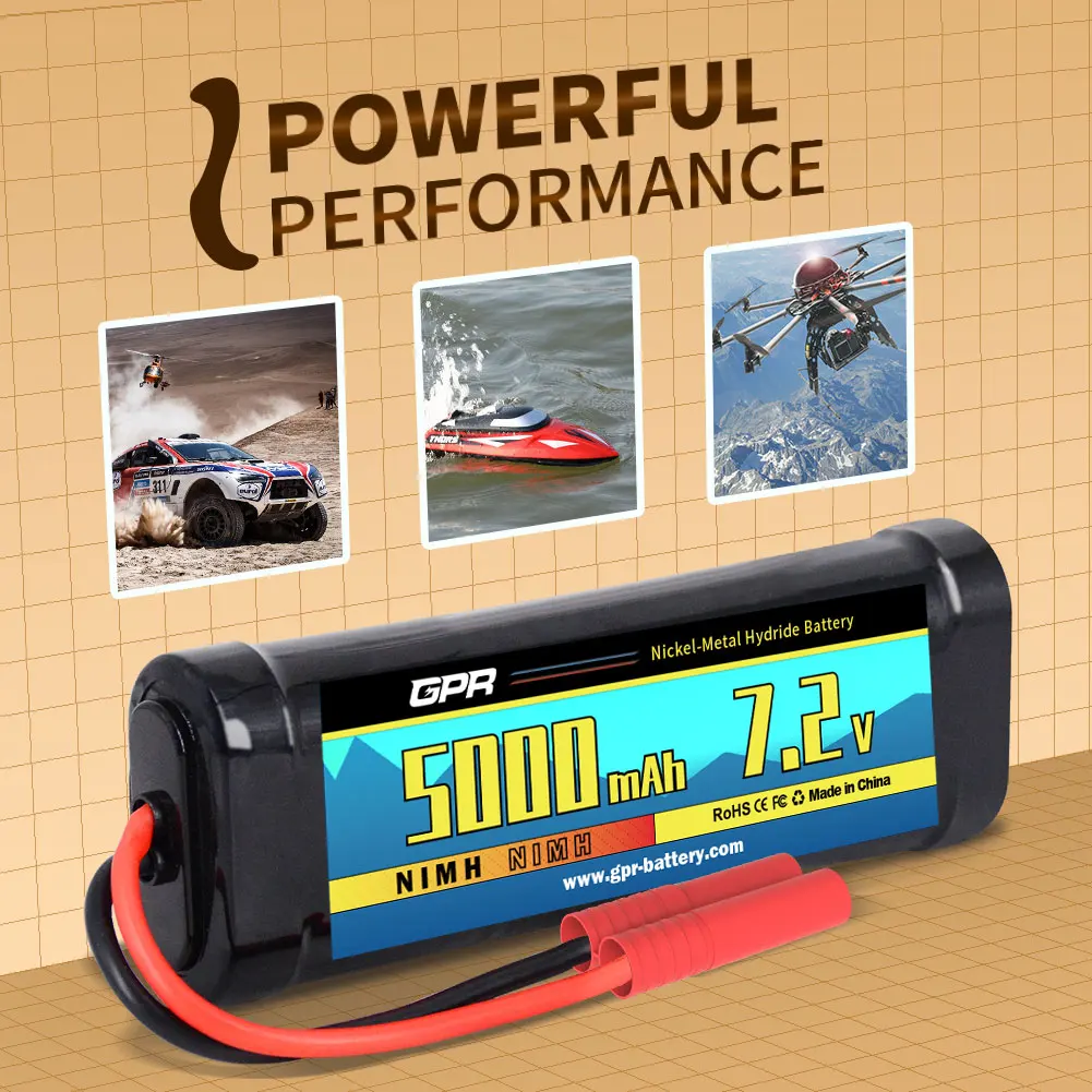 Factory NIMH battery RC 5000mAh 7.4V  Drone car hobby sports car  High C rate 2S