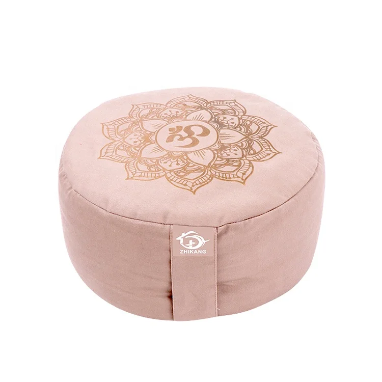 Factory direct supply new style round shape red zafu meditation cushion floor pillow for sitting on floor
