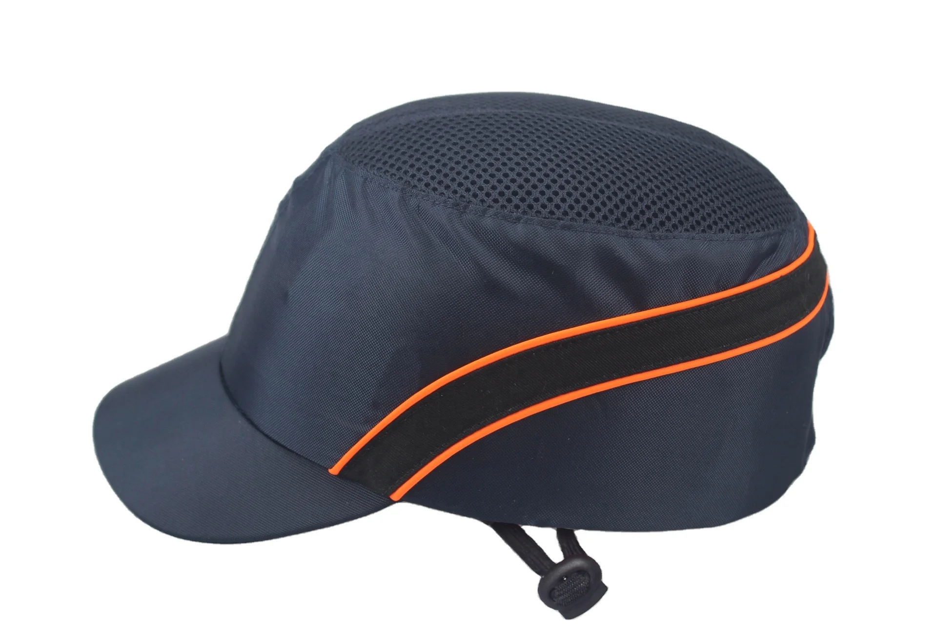 Short brim flat top anti-collision helmet PU waterproof coating fabric plastic inner shell inner anti-collision work cap