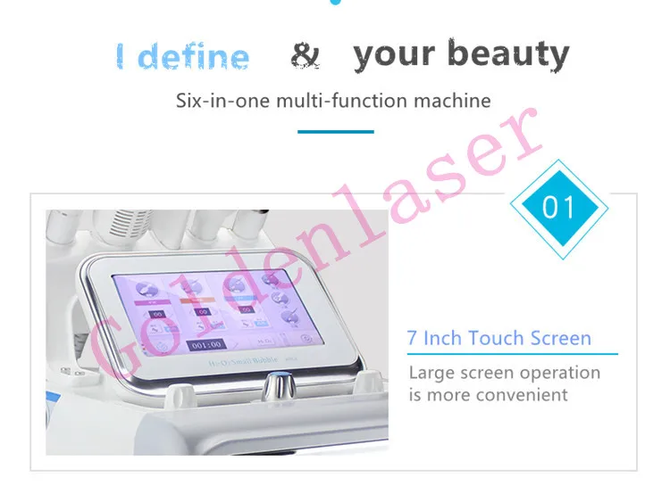 2021 6 в 1 H2O2 Алмазная микрошлифовальная машина для ухода за кожей для спа