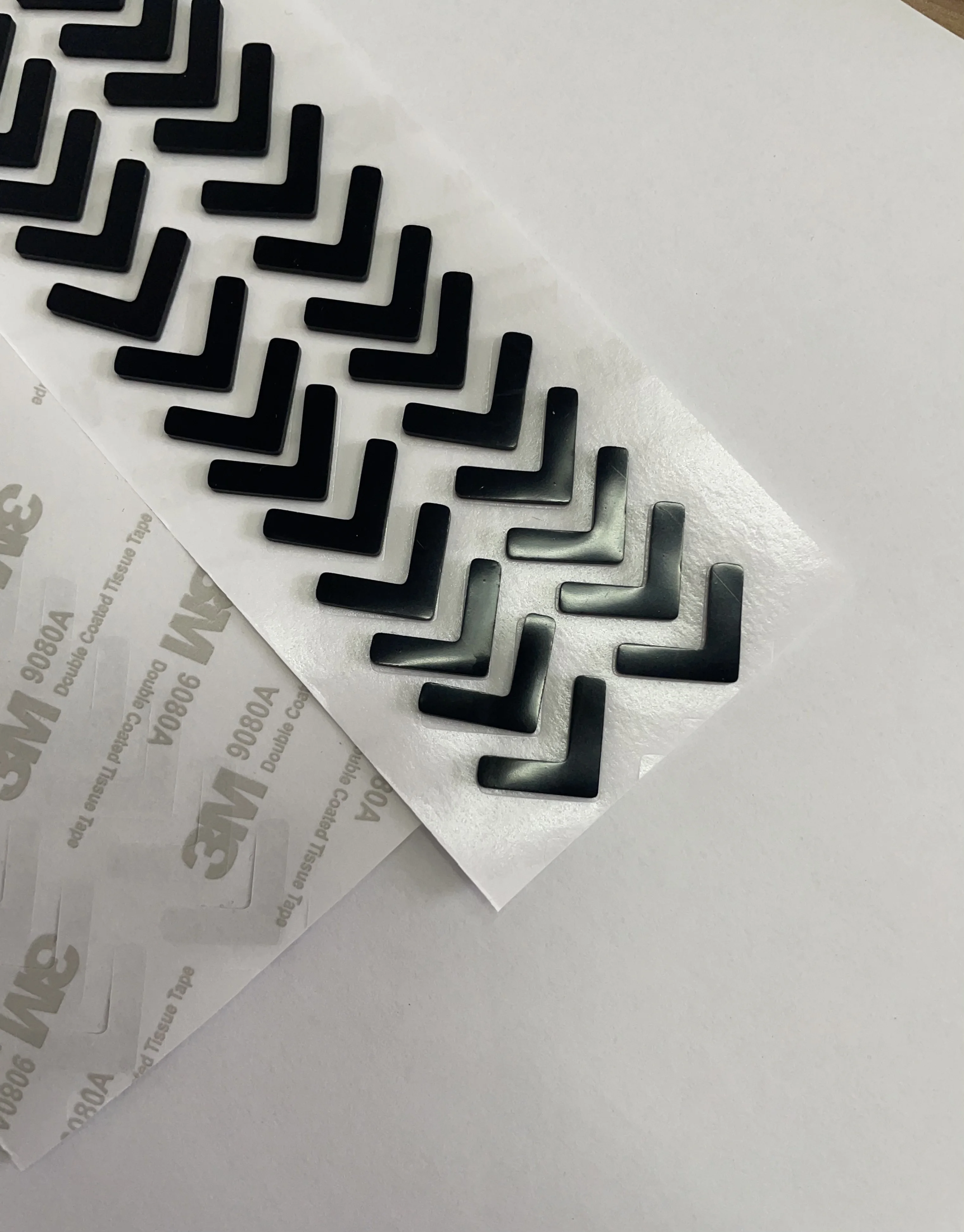 customized shape silicone 3m self adhesive feet pad die cutting silicone pad