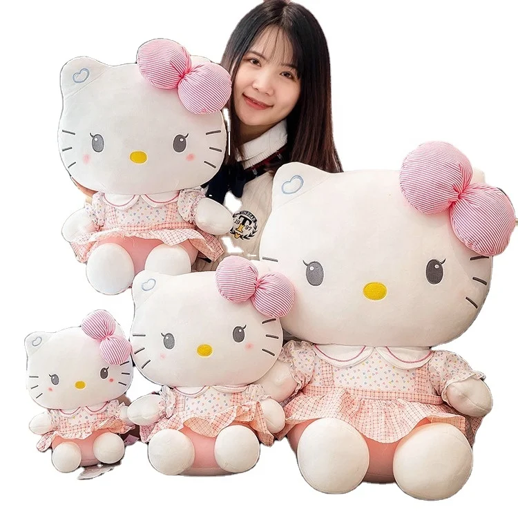 Hello Kt мягкая игрушка кошка куклы аниме фигурка игрушки животные Plushie производитель плюшевые