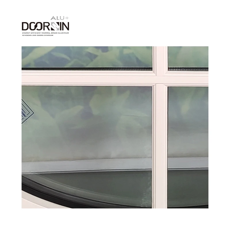 Hurricane Impact Aluminum Glass Fixed Windows Sound Proof Save Energy Double Glazing Grid Special Shape Windows