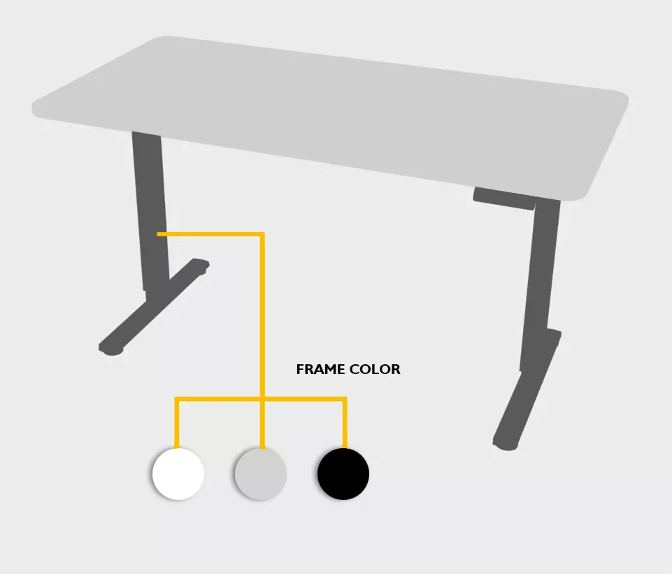 AUKI Standing Desk Electric 140X60 Single Motor Standing Desk UP And Down Key Computer Desk Standing