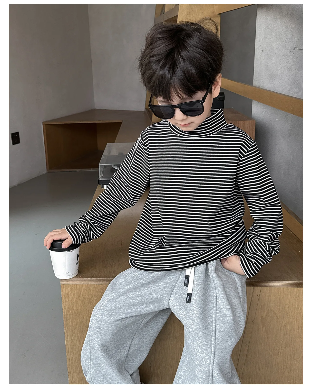 618 new arrival little baby girls long sleeve t shirt infant toddler boy girl under top for winter clothing