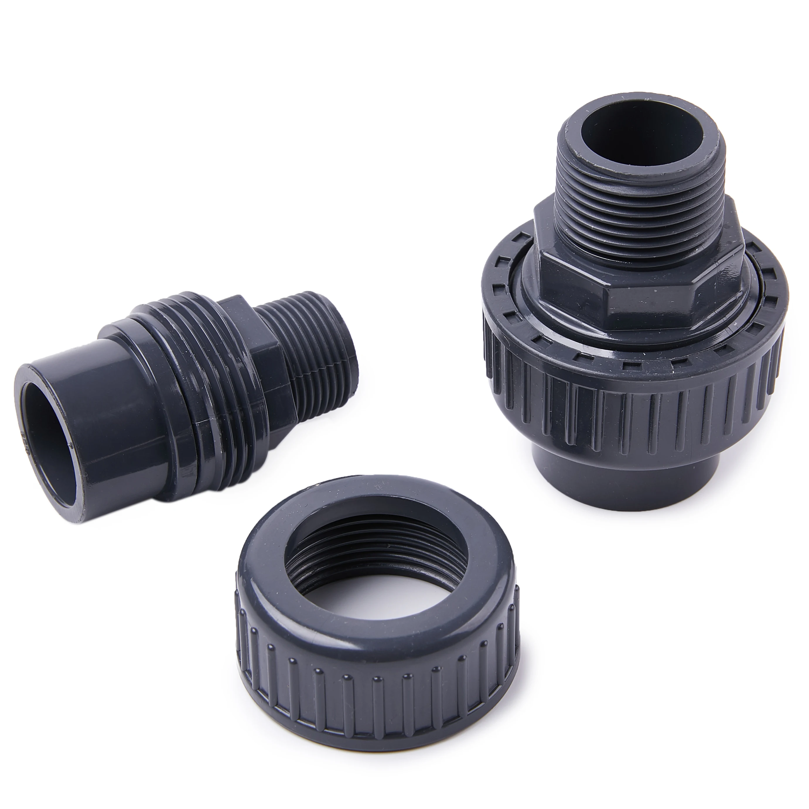 Chinese Industrial PN16 Plastic Pipe Fittings PVC Male Threaded Union