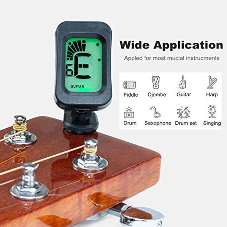 Factory price OEM wholesale Digital guitar tuner for strings instruments(uks, guitar)
