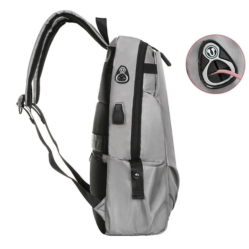 Anti-Theft Notebook Protective Bag 15.6 inch PC Case USB Charger Men Waterproof Laptop Backpack Outdoor bagpack