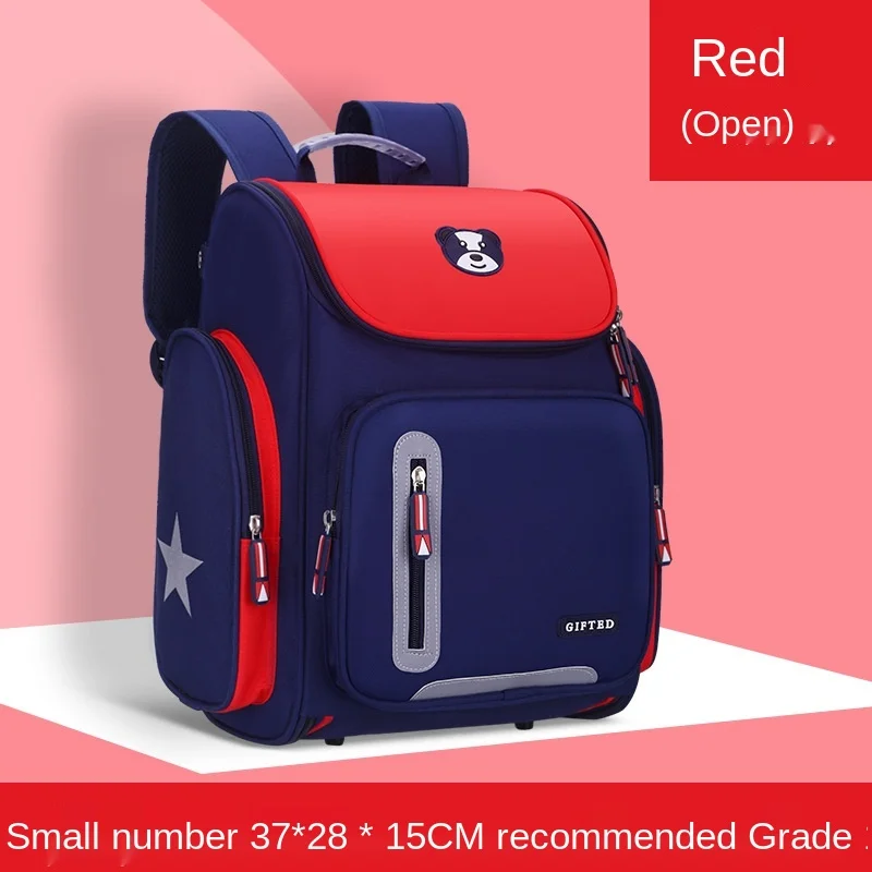 customization primary school boys and girls one-piece folding large capacity Korean style space schoolbag