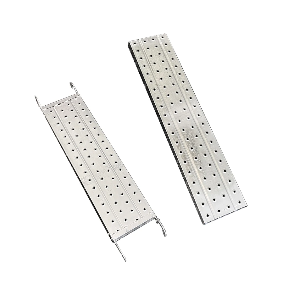 225mm Galvanized Building Ladder Platform Ringlock Scaffolding Steel Metal Walk Platform Catwalk Board Decking Steel Plank