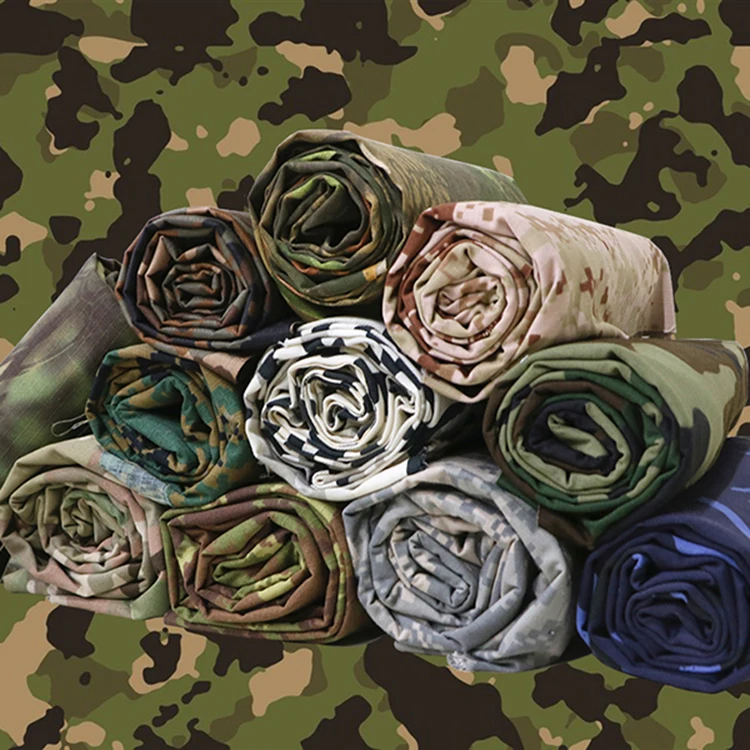CVC 65/35 twill camo fabric for Nepal BT-285