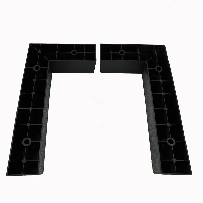 Сделано в Китае, классические бесплатные образцы, сменные L-образные ножки из АБС-пластика для мебели, дивана, стула