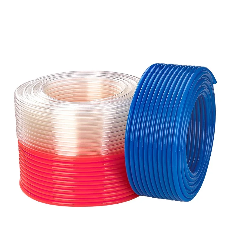 CE Pure Polyurethane Hose Blue PU Hoses Polyurethane Pipe Fitting Hose Applications in Drainage and Pneumatic Industries