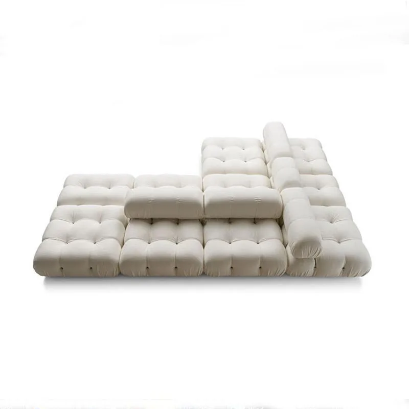 modern half moon circle curved sectional fabric sofa furniture set 7 seater living room sofa design luxury velvet sofa