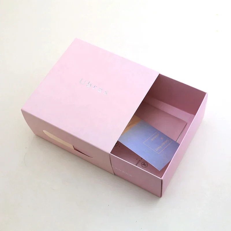 Sexy Underwear Paper Folding Packaging Box Eco-Friendly Recyclable Box for Dress Apparel Drawer Boxes