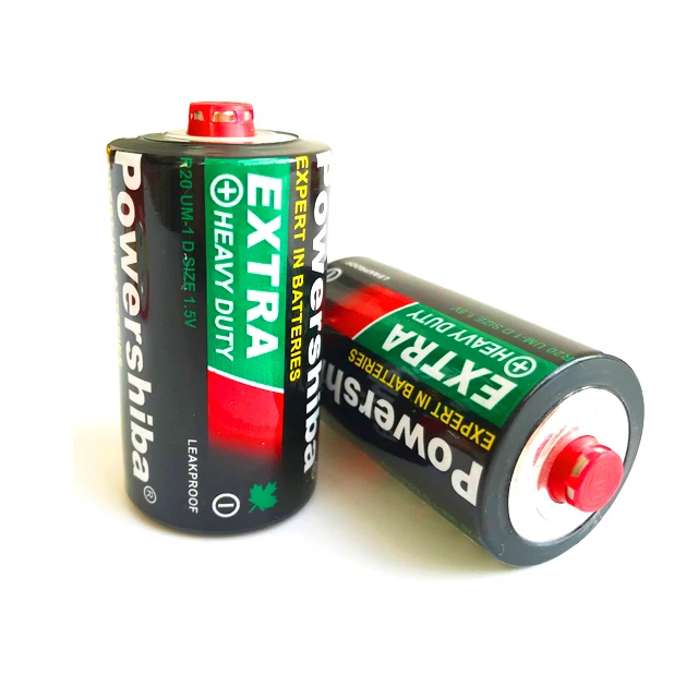 New Longer Lasting Powerful Dry Cell High Quality Size D R20 Size Battery For Flashlight
