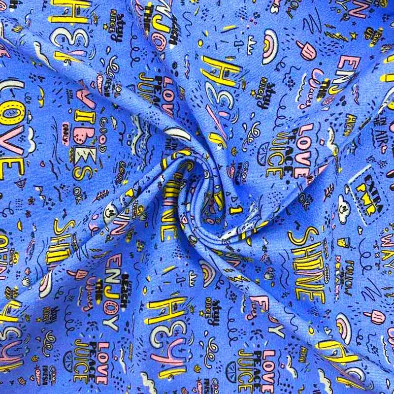  Low MOQ custom printing cotton lycra fabric yarn spandex for children