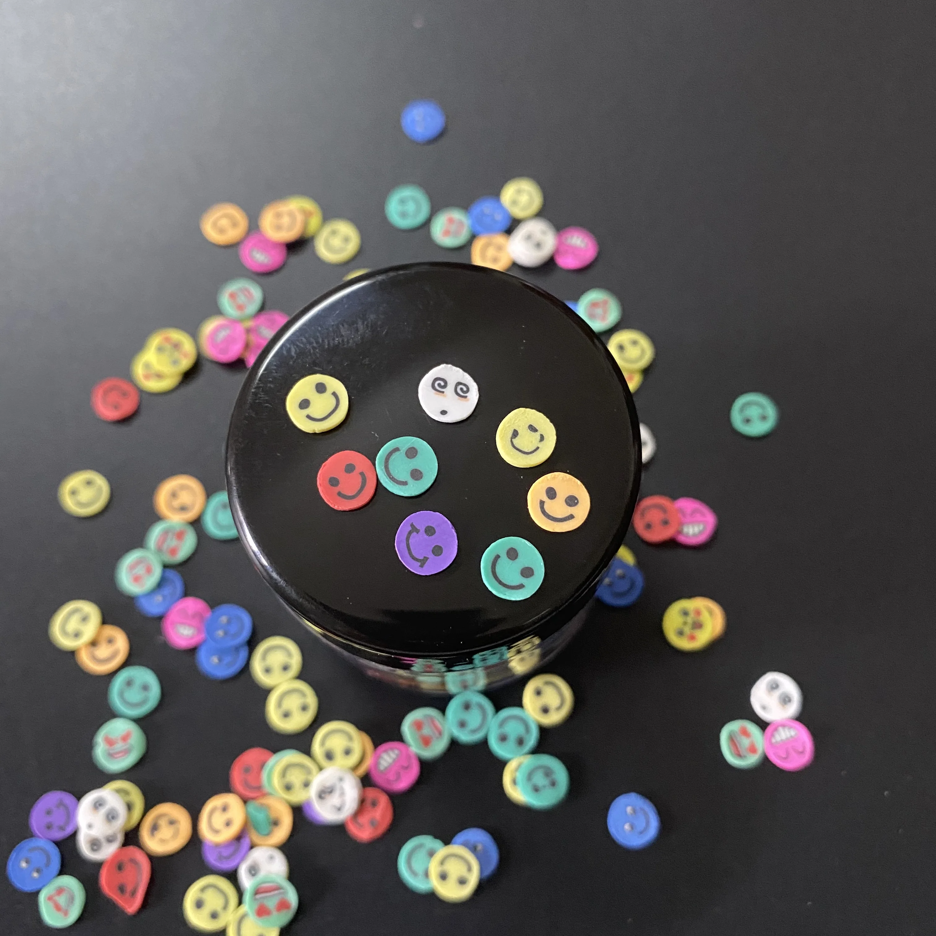 High Quality Polymer Soft Clay Fruit Slices Sprinkles 1kg 5mm 3D Polymer Clay Strawberry Lemon Slices For Slime