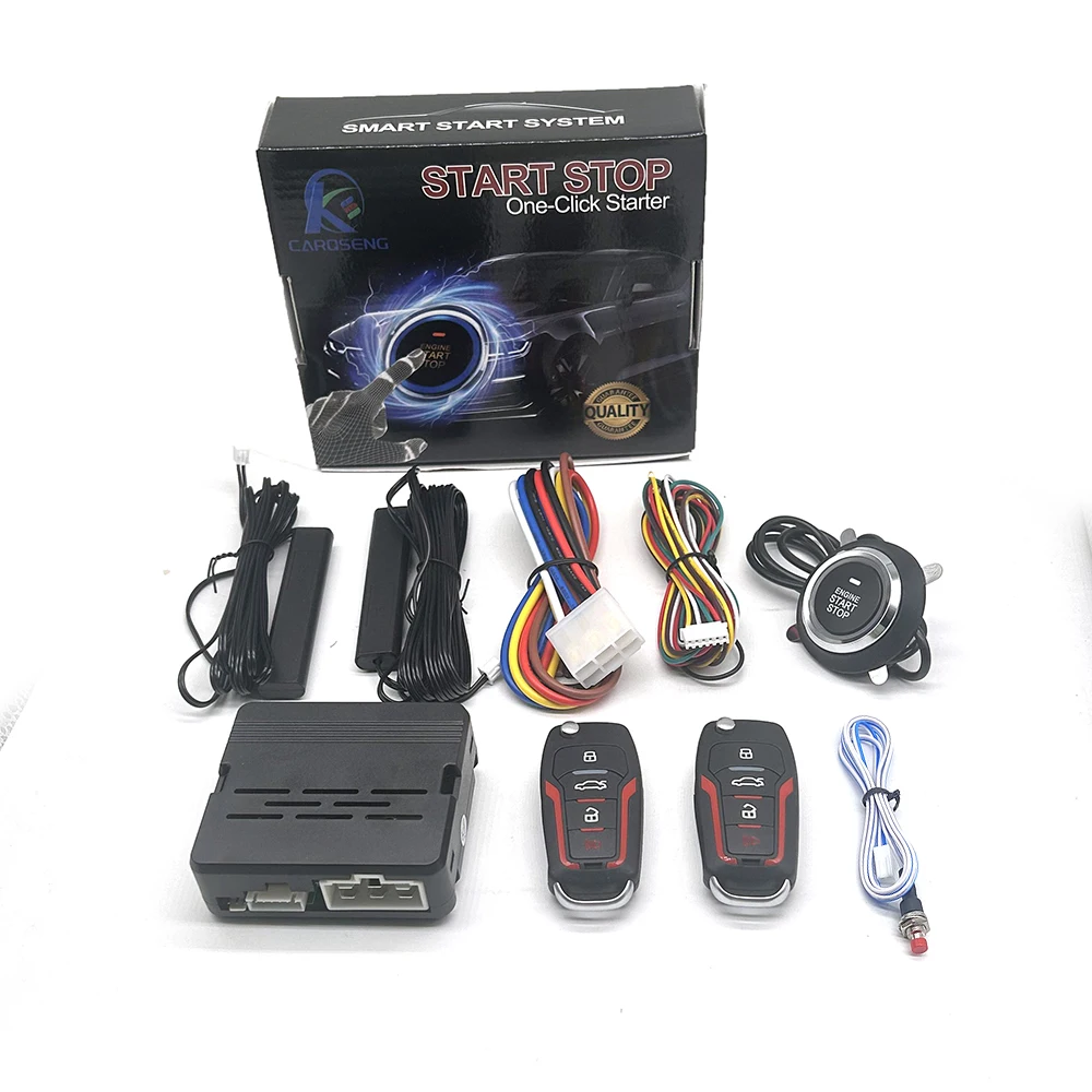 Universal Smart Key for Car Start stop system With Car Alarms Central Locking Anti-theft Kit for Vehicle Car Keys