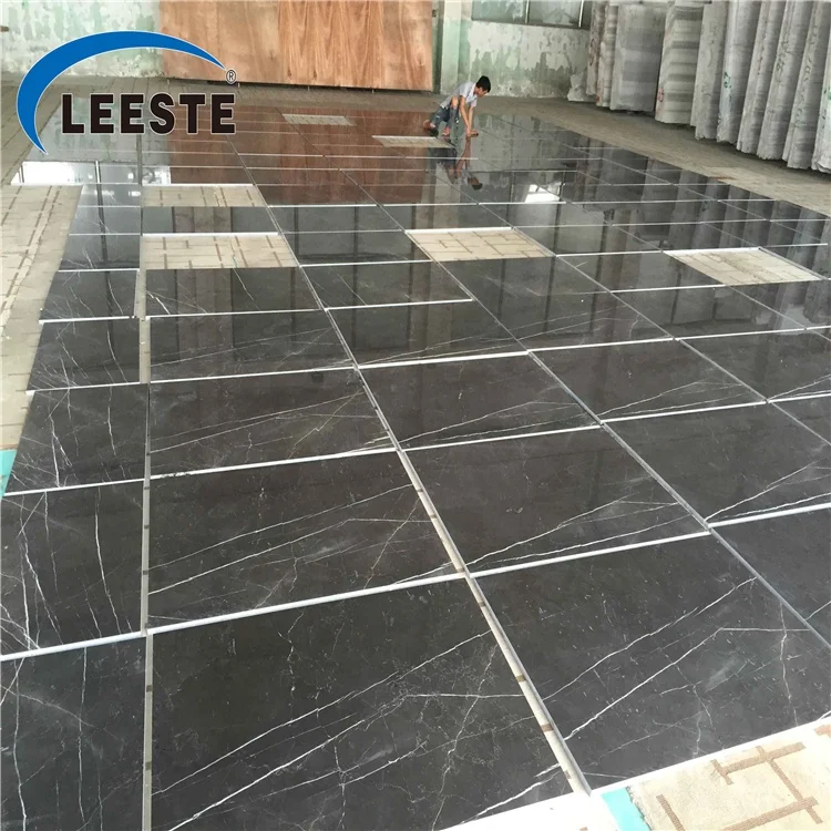 Hot sell Pietra gray grigio armani grey color marble tile wall panel black white vein dark grey polished marble stone slab